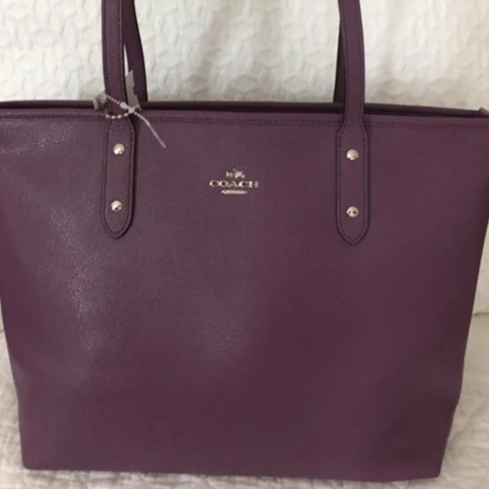 Coach Purple City Tote